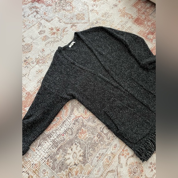 Madewell knit tasseled open cardigan - Picture 3 of 6